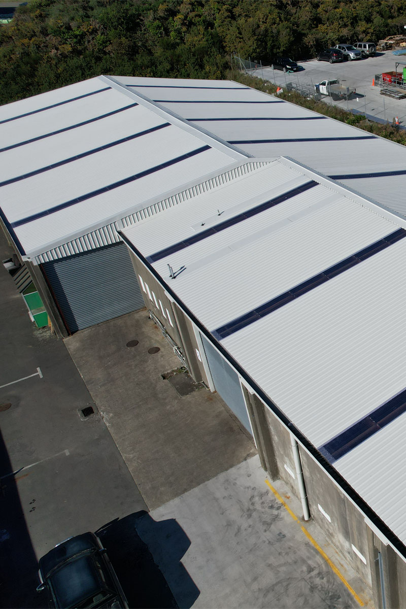 Project Raihi St 5 Wellington Long Run Rooking commercial re-roof project 4