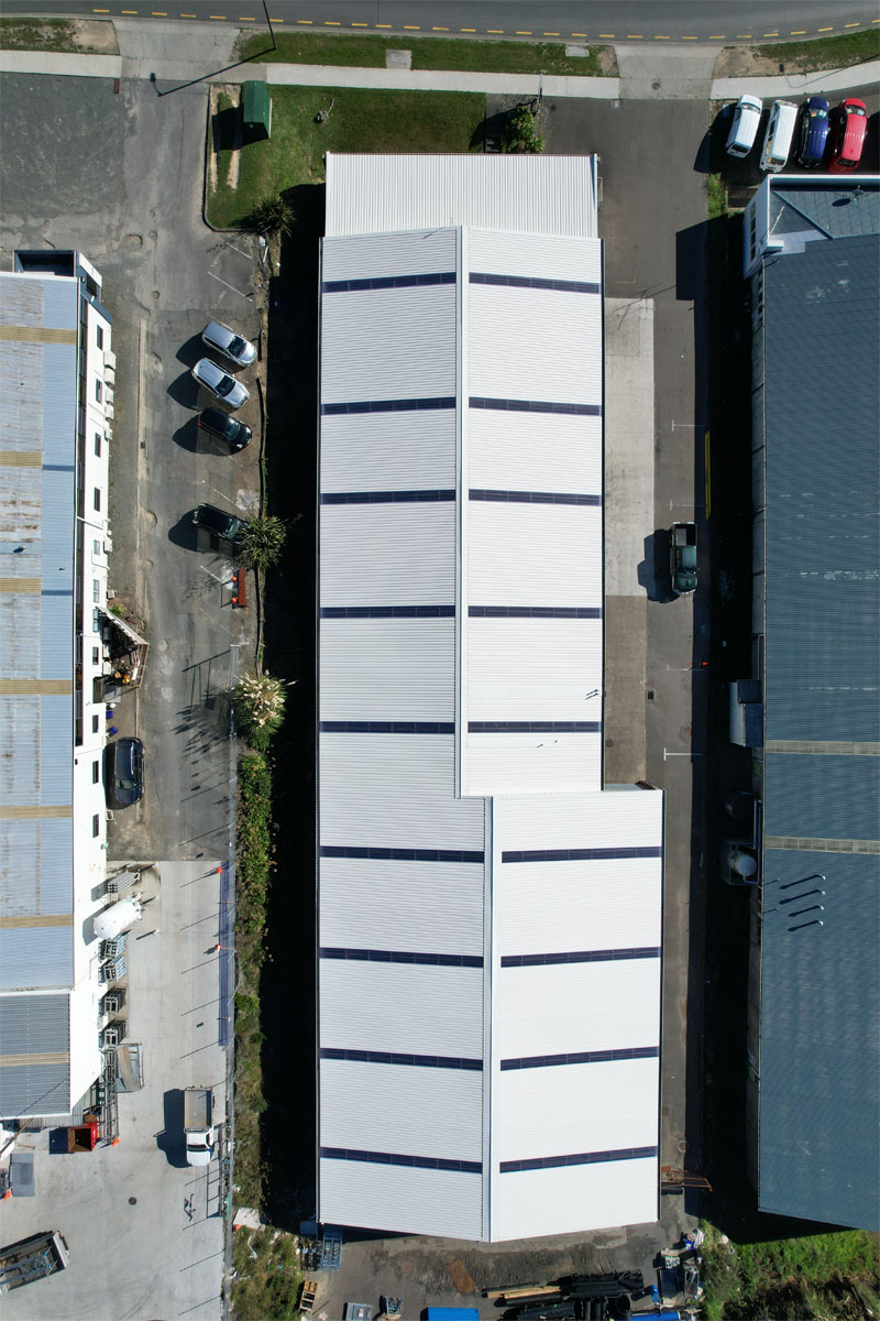 Project Raihi St 6 Wellington Long Run Rooking commercial re-roof project 5